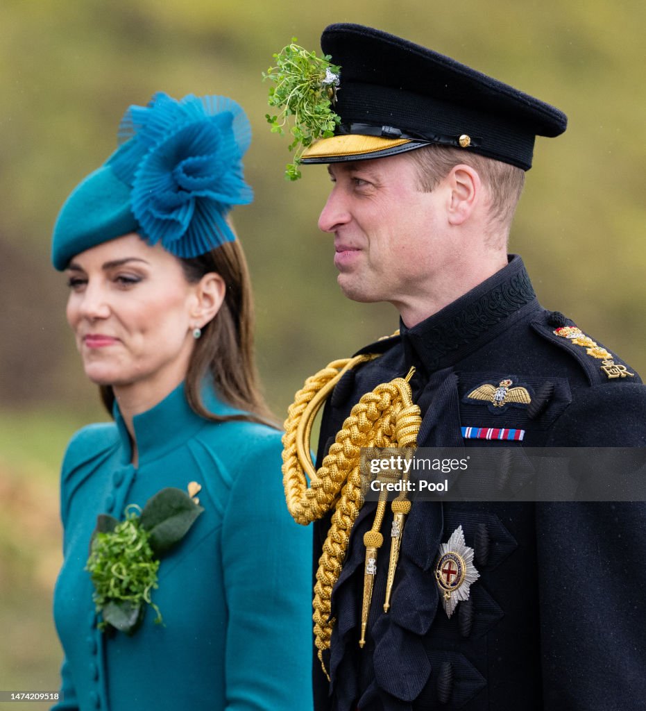 The Prince And Princess Of Wales Attend The 2023 St. Patrick's Day Parade