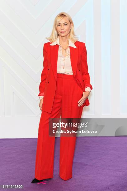 Emmanuelle Beart attends the opening ceremony during the Series Mania Festival 2023 on March 17, 2023 in Lille, France.