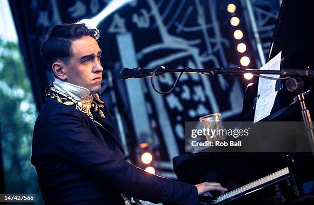 PatrickWolf performs on day one of Blissfields Festival on June 29, 2012 in Winchester, England.