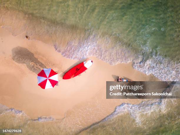 summer from above - woman kayak above stock pictures, royalty-free photos & images