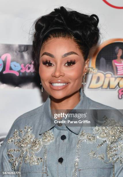 Blac Chyna attends the Alexis Skyy and Blac Chyna Cover Reveal on March 17, 2023 in Atlanta, Georgia.