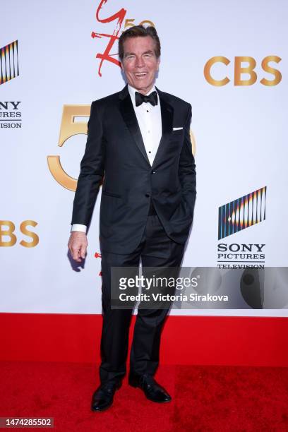 Peter Bergman attends Red carpet event for the 50th Anniversary of Daytime’s Drama "The Young and The Restless" at Vibiana on March 17, 2023 in Los...