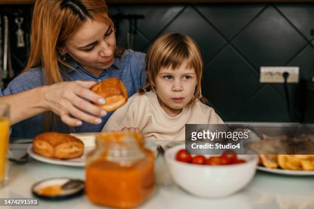 do you like our breakfast - naughty daughter stock pictures, royalty-free photos & images