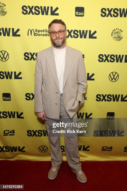 Seth Rogen attends the world premiere of “Joy Ride” during the 2023 SXSW Festival at The Paramount Theater on March 17, 2023 in Austin, Texas.