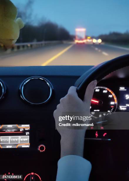 traffic jam from the driver's perspective - looking through car windshield stock pictures, royalty-free photos & images