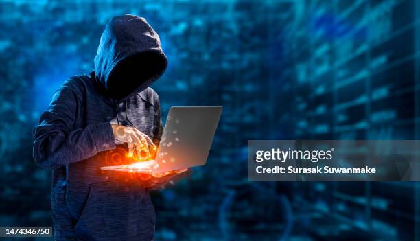 cybercriminals or anonymous hackers use malware on mobile phones to hack personal and business passwords online. - anti virus stock pictures, royalty-free photos & images