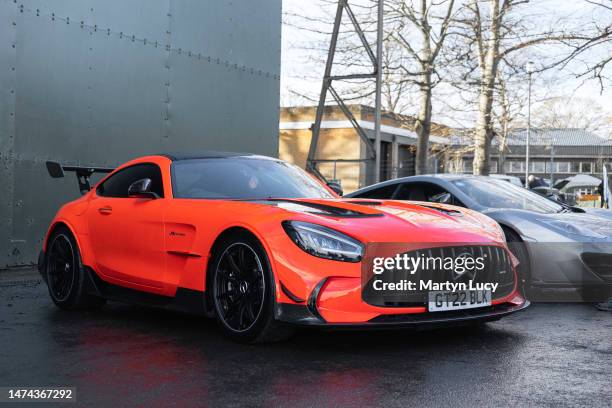 January 8: The Mercedes AMG Black Series seen at Bicester Heritage at their monthly car show named the Sunday Scramble. All types of cars are on...