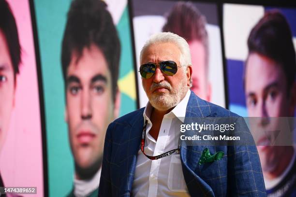 Owner of Aston Martin F1 Team Lawrence Stroll walks in the Paddock prior to final practice ahead of the F1 Grand Prix of Saudi Arabia at Jeddah...