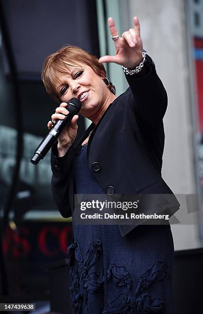 Pat Benatar performs during "FOX & Friends" All American Concert Series at FOX Studios on June 29, 2012 in New York City.