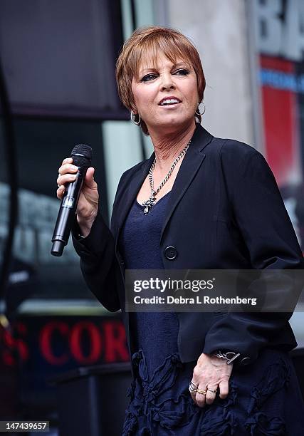 Pat Benatar performs during "FOX & Friends" All American Concert Series at FOX Studios on June 29, 2012 in New York City.