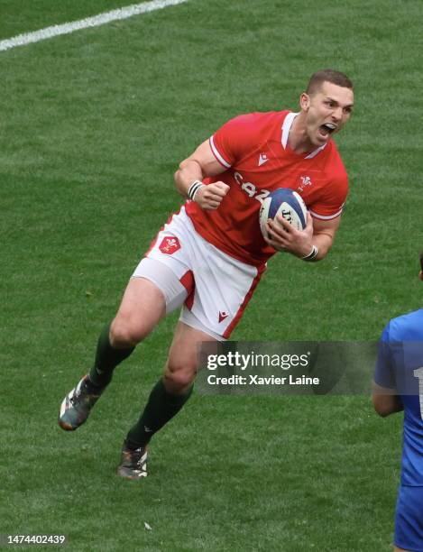 George North Rugny Player 4,347 George North Wales Stock Photos, High-Res Pictures, and Images ...