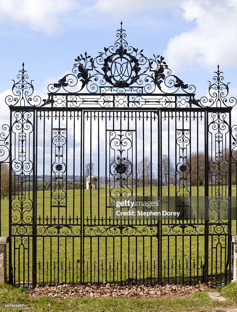 Ornamental wrought iron gates,  Great Barrington