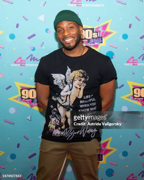 Kel Mitchell of the TV series "All That" attends the carpet at 90s Con on March 18, 2023 in Hartford, Connecticut.