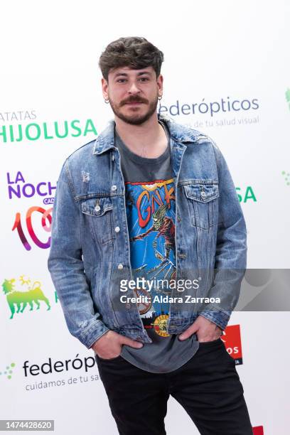 Cepeda attends the "La Noche De Cadena 100" charity concert photocall at WiZink Center on March 18, 2023 in Madrid, Spain.