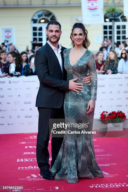 Nuria Fergo and Juan Pablo Lauro attend the 26th Malaga Film Festival closing ceremony at the Cervantes Theater on March 18, 2023 in Malaga, Spain.