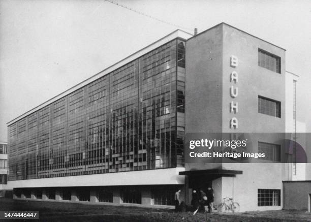 Bauhaus House, Dessau, 1926. Private Collection. Creator: Anonymous.