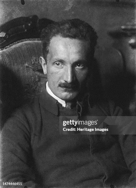 Portrait of Martin Heidegger , circa 1927. Private Collection. Creator: Anonymous.
