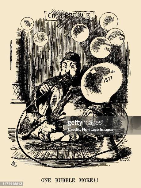 One Bubble More!! , 1877. Private Collection. Creator: Tenniel, Sir John .