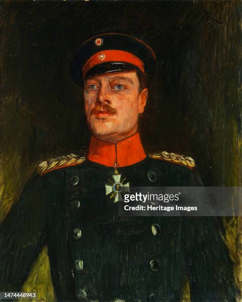 Grand Duke Ernest Louis I of Hesse and by Rhine , 1904. Private Collection. Creator: Trübner, Heinrich Wilhelm .