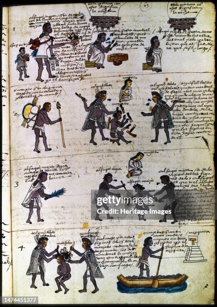 Aztec Ritual Washing 104 Aztec Writing Stock Photos, High-Res Pictures, and Images - Getty ...