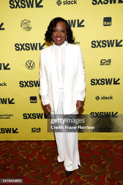 Viola Davis, attends the "AIR" world premiere during the 2023 SXSW Conference and Festivals at The Paramount Theater on March 18, 2023 in Austin,...