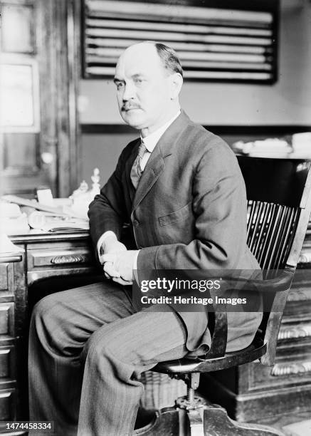 David Franklin Houston, Secretary of Agriculture, 1913. Secretary of Agriculture 1913-1920. Creator: Harris & Ewing.