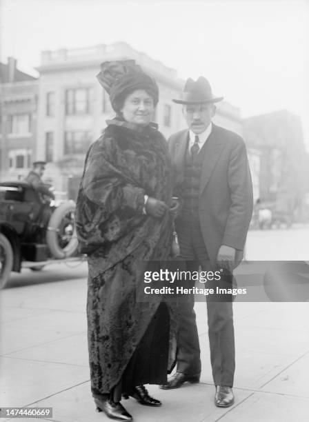 Dr. McClure with Dr. Maria Montessori, 1914. Italian educationalist Montessori was one of the first women to attend medical school in Italy....