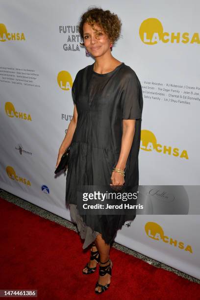 Halle Berry arrives at LA County High School for the Arts presents Future Artists Gala at Avalon Hollywood & Bardot on March 18, 2023 in Los Angeles,...