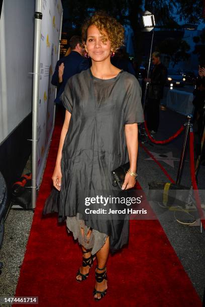 Halle Berry arrives at LA County High School for the Arts presents Future Artists Gala at Avalon Hollywood & Bardot on March 18, 2023 in Los Angeles,...