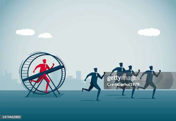 unfair game - driver fatigue stock illustrations