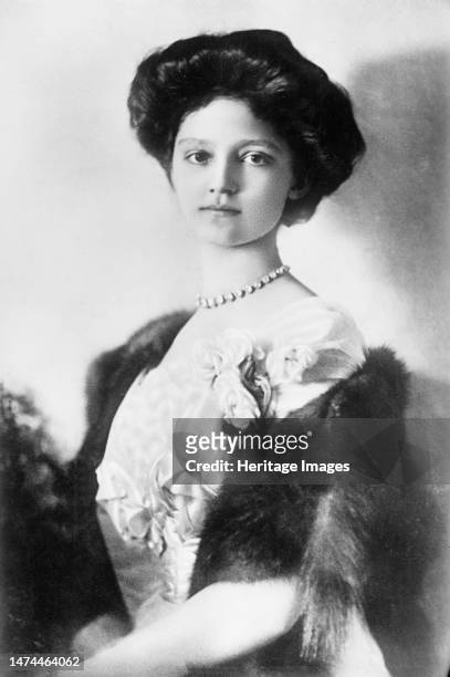 Her Royal Highness Zita, Empress of Austria, Princess of Bourbon And Parma, 1914. The last Empress of Austria and Queen of Hungary. Creator: Unknown.