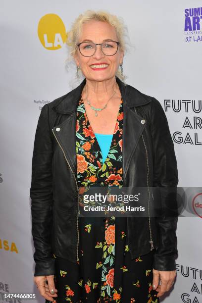 Elizabeth Dennehy arrives at LA County High School for the Arts presents Future Artists Gala at Avalon Hollywood & Bardot on March 18, 2023 in Los...