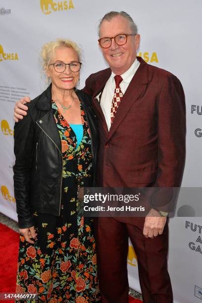 Elizabeth Dennehy and James Lancaster arrive as LA County High School for the Arts presents Future Artists Gala at Avalon Hollywood & Bardot on March...