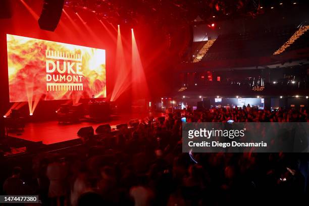 Duke Dumont performs onstage at the 'SXSW Music Closing Party' during the SXSW Conference and Festivals at ACL Live on March 18, 2023 in Austin,...