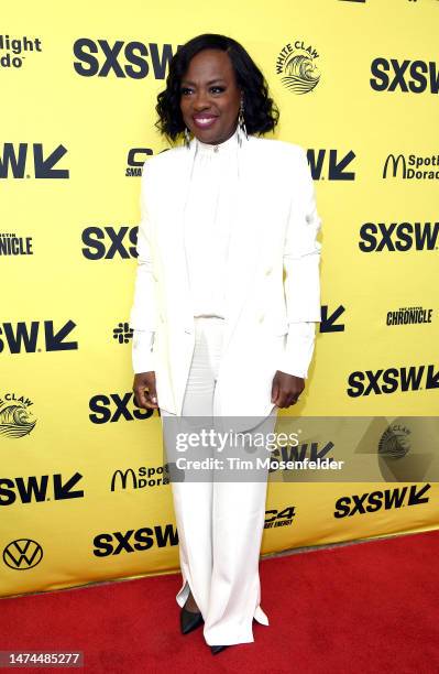 Viola Davis attends the premiere of "Air" during the 2023 SXSW conference and festival at the Paramount Theatre on March 18, 2023 in Austin, Texas.