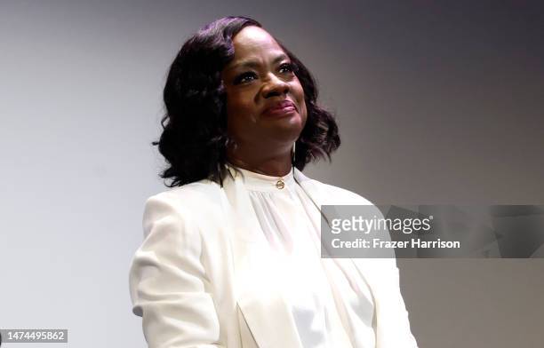 Viola Davis on stage for the introduction of the Closing Night Special Screening World Premiere of "Air" at the 2023 SXSW Conference and Festivals at...