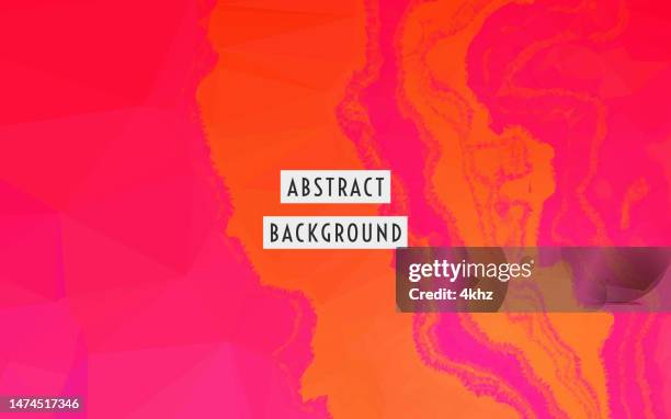 colorful polygons creative vector abstract background - lava stock illustrations
