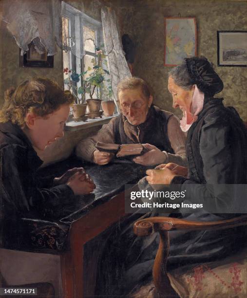 The Grandparents' Sunday, 1898. Creator: Laurits Andersen Ring.