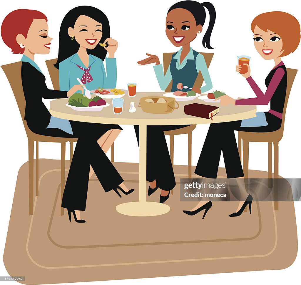 Women Having Lunch Together High-Res Vector Graphic - Getty Images Women Having Lunch Together High-Res Vector Graphic - Getty Images