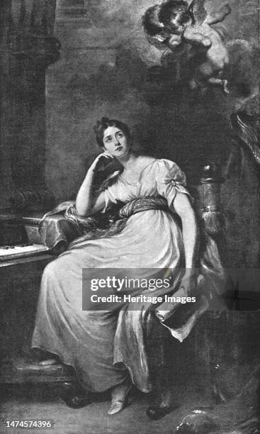 ''Mrs. John Williams at St. Cecilia; after Sir Thomas Lawrence, P.R.A.', 1891. From "The Graphic. An Illustrated Weekly Newspaper", Volume 44. July...