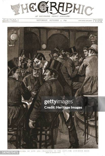 ''The Graphic, Front Cover Saturday, October 3, 1891', 1891. From "The Graphic. An Illustrated Weekly Newspaper", Volume 44. July to December, 1891....