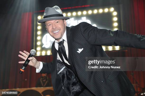 Donnie Wahlberg attends CQ3 The Harlem Renaissance With DJ D-Nice presented by The Apollo on March 18, 2023 in New York City.