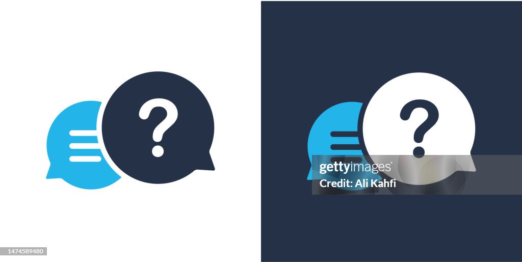 Ask icon. Solid icon vector illustration. For website design, logo, app, template, ui, etc.