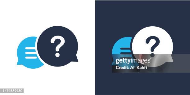 bildbanksillustrationer, clip art samt tecknat material och ikoner med ask icon. solid icon vector illustration. for website design, logo, app, template, ui, etc. - question marks