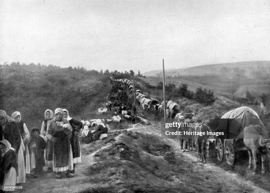 La Serbie Douloureuse; Lexode Devant Linvasion Autrichienne 191