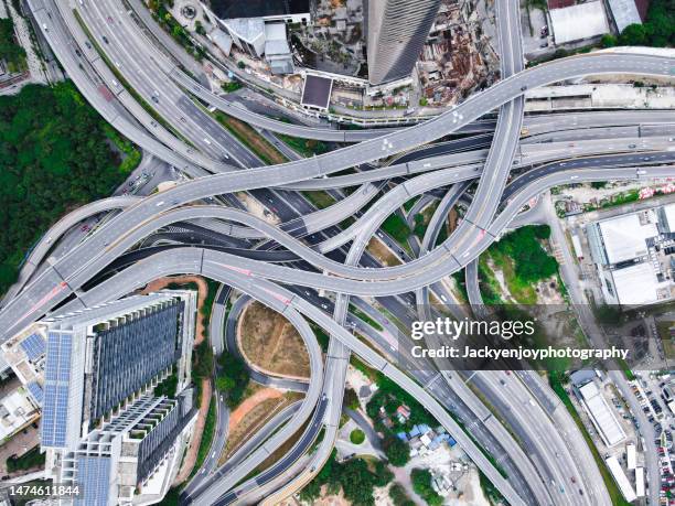 motorway intersection - malaysian road stock pictures, royalty-free photos & images