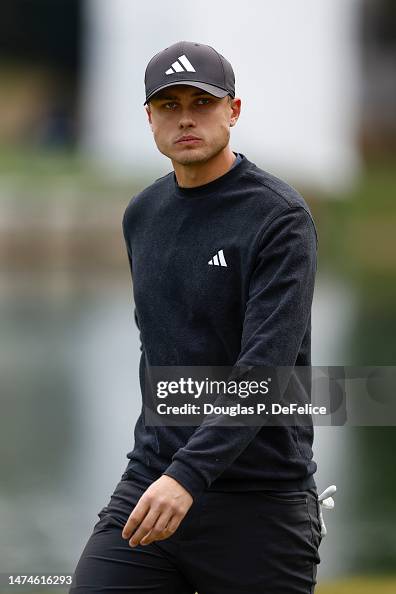 Amateur Ludvig Aberg Of Sweden Walks The 12th Hole During The Final