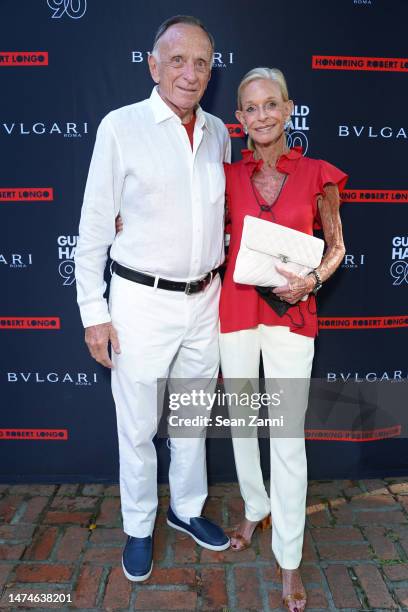 Yoav Krill and Linda Lindenbaum attend Guild Hall Summer Gala at Guild Hall on August 6, 2021 in East Hampton, NY.