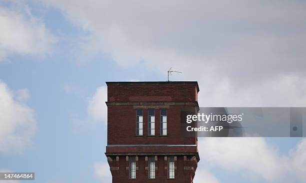 Photo taken on June 30, 2012 shows a tower of the Lexington Building, a proposed site for stationing surface-to-air missiles, near London's Olympic...