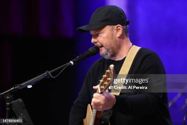 Musician Christopher Cross performs at soundcheck for "The Music Of Paul McCartney" Live Rehearsal Show at City Winery on March 14, 2023 in New York...